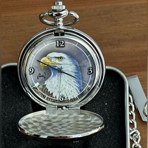 Avon Eagle Pocket Watch.